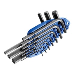 Expert Metric Hexagon Key Short Arm Set, 10 Piece