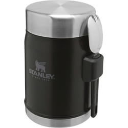Stanley Legendary Food Jar & Spork - 13.9cm x 9.7cm x 8.9cm, Matt Black