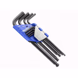 Expert Imperial Ball End Hexagon Key Long Arm Set, 8 Piece