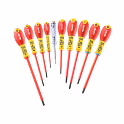 Expert E160912 Insulated Screwdriver Set,10 Piece