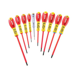 Expert E160912 Insulated Screwdriver Set,10 Piece