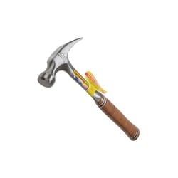 Estwing Straight Claw Hammer, Leather Grip