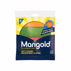 Marigold Let It Shine! Microfibre Cloths X 4