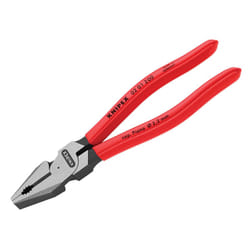 Knipex 02 01 Series High Leverage Combination Pliers, Plastic Coated Grip