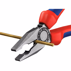 Knipex 03 02 Series Combination Pliers, Multi-component Grip
