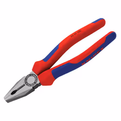 Knipex 03 02 Series Combination Pliers, Multi-component Grip