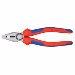 Knipex 03 02 Series Combination Pliers, Multi-component Grip