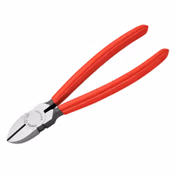 Knipex 70 01 Series Diagonal Cutters, Plastic Coated Grip