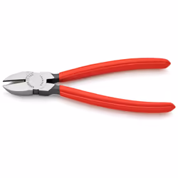 Knipex 70 01 Series Diagonal Cutters, Plastic Coated Grip