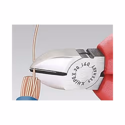 Knipex 70 02 Series Diagonal Cutters, Multi-component Grip
