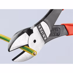 Knipex 74 01 Series High Leverage Diagonal Cutters, Plastic Coated Grips