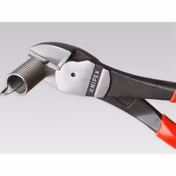 Knipex 74 01 Series High Leverage Diagonal Cutters, Plastic Coated Grips