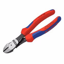 Knipex 74 02 Series High Leverage Diagonal Cutters, Multi-component Grip