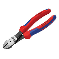 Knipex 74 02 Series High Leverage Diagonal Cutters, Multi-component Grip