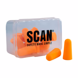 Scan Tapered Foam Earplugs (6 Pairs)