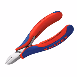 Knipex 77 12 115 Electronics Diagonal Cutter With Small Bevel & Lead Catcher 115mm