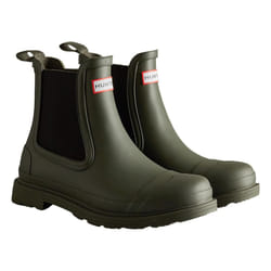 Hunter Mens Commando Chelsea Boots - 7 UK, Dark Olive