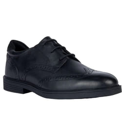 Geox Boys J Zheeno B Leather School Shoes - 6 UK Child, Black