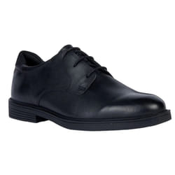 Geox Boys J Zheeno A Leather School Shoes - 7 UK Child, Black