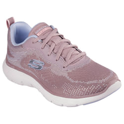 Skechers Womens/Ladies Flex Appeal 5.0 - Crusing Thru Trainers - 4 UK, Mauve/Light Blue