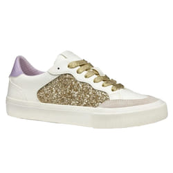 Geox Womens/Ladies D Emmeleny Trainers - 7.5 UK, Optic White/Light Gold