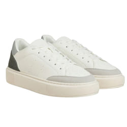 Jack And Jones Mens Aspire Court Trainers - 9 UK, White/Vapour/Blue/Castle Rock
