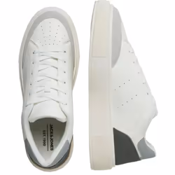 Jack And Jones Mens Aspire Court Trainers - 9 UK, White/Vapour/Blue/Castle Rock