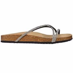 Geox Womens/Ladies D Brionia R Sandals - 7.5 UK, Black/Silver