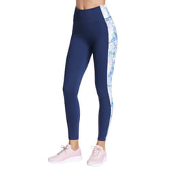 Skechers Womens/Ladies GoWalk Seascape Floral High Waist Leggings - M, Purple/Turquoise