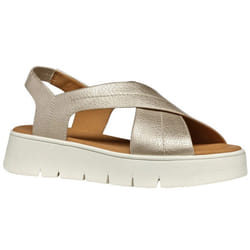 Geox Womens/Ladies D Dandra 40 Sandals - 5 UK, Light Gold