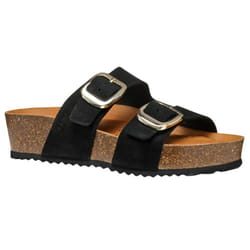 Geox Womens/Ladies D Brionia H Leather Sandals - 6 UK, Black