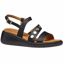 Geox Womens/Ladies D Meliconia Sandals - 7 UK, Black
