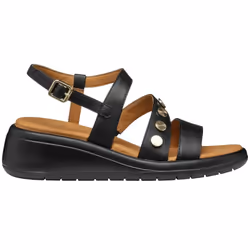 Geox Womens/Ladies D Meliconia Sandals - 7 UK, Black