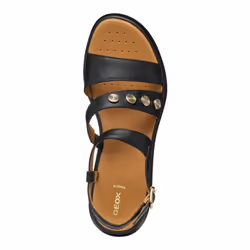 Geox Womens/Ladies D Meliconia Sandals - 7 UK, Black
