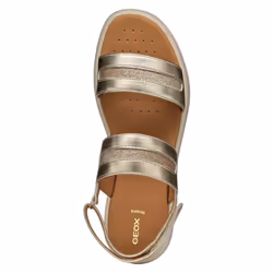 Geox Womens/Ladies D Camalei Sandals - 4 UK, Light Gold