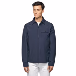 Geox Mens Vincit Bomber Jacket - 46 in, Sky Captain