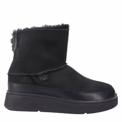 FitFlop Womens/Ladies Gen-FF Mini Leather Ankle Boots - 8 UK, All Black