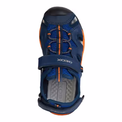 Geox Boys Borealis Sandals - 13 UK Child, Royal Blue/Orange