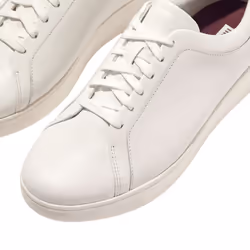 FitFlop Womens/Ladies Rally Crystal Leather Trainers - 7 UK, White/Mauve/Wine