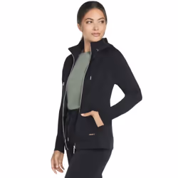 Skechers Womens/Ladies Skechluxe Elevate Hooded Jacket - M, Black