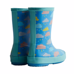 Hunter Childrens/Kids Rain Cloud Wellington Boots - 2 UK, Blue