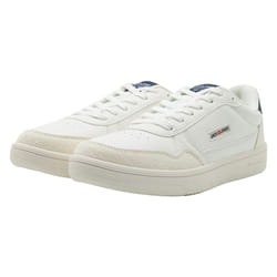 Jack And Jones Mens Bounce Trainers - 9 UK, White/Navy Blazer