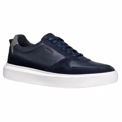 Geox Mens U Deiven Leather Trainers - 9 UK, Navy