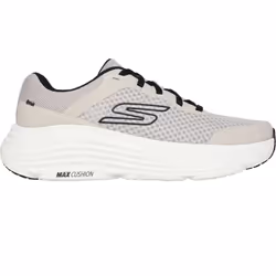Skechers Mens Cushioned Trainers - 11 UK, Taupe/Black