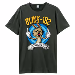 Amplified Unisex Adult F You Since 92 Blink 182 T-Shirt - XS, Charcoal