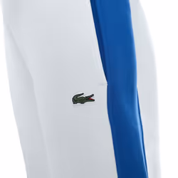 Lacoste Mens Stripe Tracksuit Bottoms - S, White
