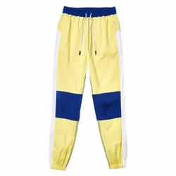Lacoste Womens/Ladies Colour Block Jogging Bottoms - 8 UK, Yellow/Blue