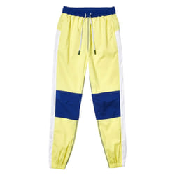 Lacoste Womens/Ladies Colour Block Jogging Bottoms - 8 UK, Yellow/Blue