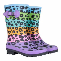 Mountain Warehouse Childrens/Kids Rubber Mid Calf Wellington Boots - 13 UK Child, Bright Blue