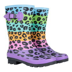 Mountain Warehouse Childrens/Kids Rubber Mid Calf Wellington Boots - 13 UK Child, Bright Blue